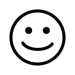 happy face icon,  emoticon smiley vector