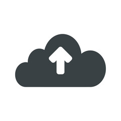 Illustration of cloud uploading icon Free Vector