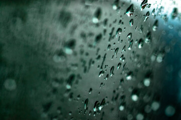 rain drops on window