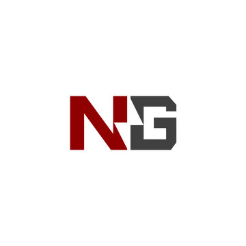 ng initial electric  logo design vector icon