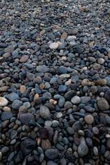 Rocas en playa chilena.