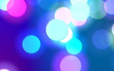 Colorful abstract background with bokeh lights for background and wallpaper