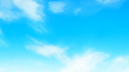 Blue sky with cloud background.