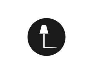 furniture night light logo vector