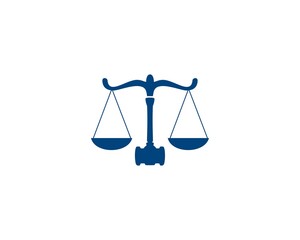 lawyer scale logo icon