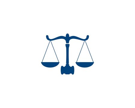 lawyer scale logo icon