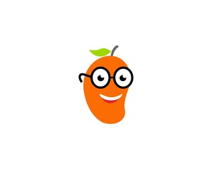 mango geek illustration logo