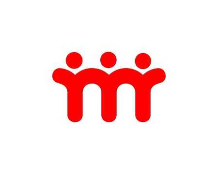 m community connection logo vector