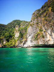 Fototapeta na wymiar Phi Phi islands on January 2021