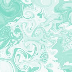 Fototapeta na wymiar Colorful abstract background design, concept mint green watercolor art