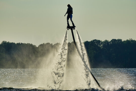 Hydroflying on Lake Erie