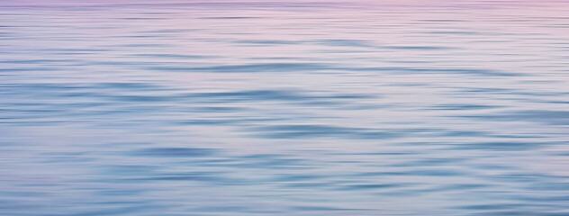 Waves textures in ocean on sunset mood in banner size