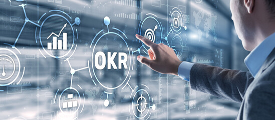 Objectives and Key Results OKR. Methods for project management.