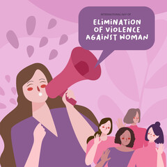 Women's day illustration concept in flat design premium vector