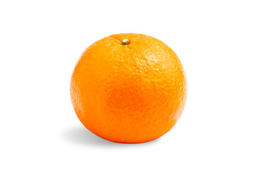Fresh natural Orange fruit on isolated white background with clipping path. Mandarin oranges. Tangerine oranges. Fresh fruit. Healthy fruits.
