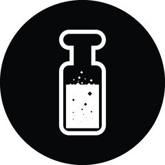 Test Tube Icon. Beaker, Flask, Chemistry Test Icon