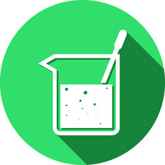 Measurement Cup Icon. Chemistry Lab, Chemical.