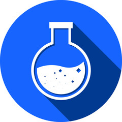 Test Tube Icon. Beaker, Flask, Chemistry Test Icon