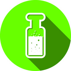Test Tube Icon. Beaker, Flask, Chemistry Test Icon