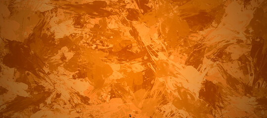 abstract fractal colorful orange copper beige khaki pumpkin marbled stone wall concete cement grunge image paint background bg texture wallpaper art frame sample illustration board