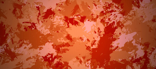 abstract fractal colorful orange copper beige khaki pumpkin marbled stone wall concete cement grunge image paint background bg texture wallpaper art frame sample illustration board