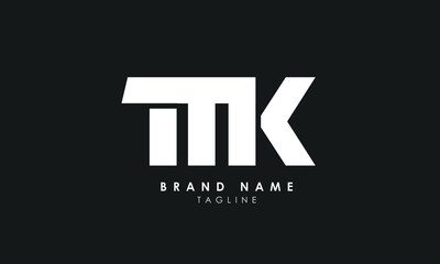 Alphabet letters Initials Monogram logo MK, KM, M and K, Alphabet Letters MK minimalist logo design in a simple yet elegant font, Unique modern creative minimal circular shaped fashion brands