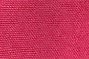 Red fabric cloth polyester texture background.