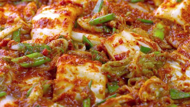 Kimchee close up