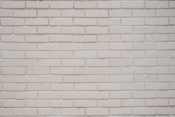 detail of white painted brick wall. soft daylight. Stock Photo.