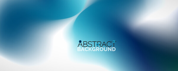 Fluid color gradient abstract background, trendy colorful wallpaper. Vector illustration for placards, brochures, posters, banners and covers