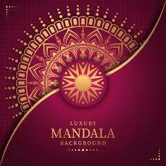 Luxury ornamental mandala design background
