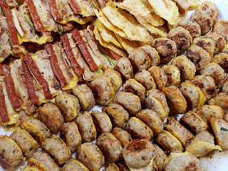 Korean food modeum jeon, Assorted Pancakes . Korea Traditional Festival foods.