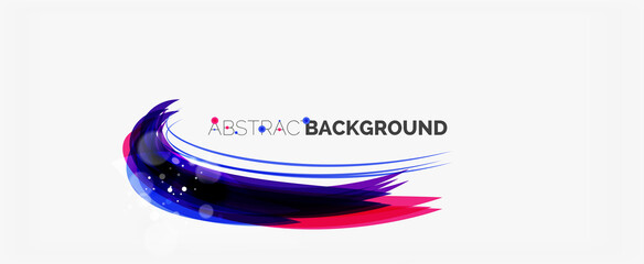 Waves and lines trendy design template for business or technology presentation, internet poster or web brochure cover, wallpaper