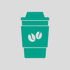 Outdoor Paper Cofee Cup Icon
