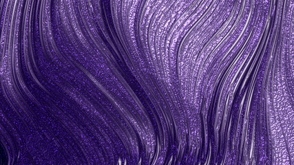 Waves purple violet with luxury texture background. Abstract 3d illustration, 3d rendering.
