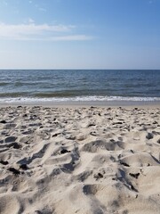 Sandy coast of the Baltic Sea