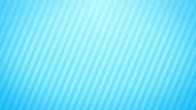 シンプル&ポップなストライプの背景　ループ　水色