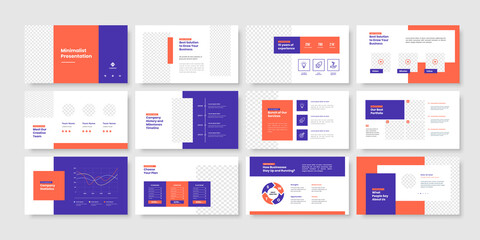 Business minimal slides presentation template