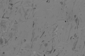 Modern contemporary acrylic background. Black texture made with a palette knife. Abstract painting on paper. Mess on the canvas.