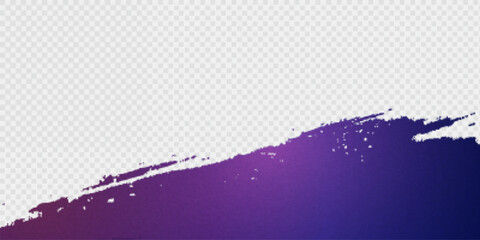 Grunge purple brush stroke effect