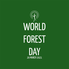 International Forest Day Vector Illustration, for image, background, poster, eps 10