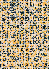 Abstract Geometric Pattern generative computational art illustration