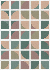 Abstract Geometric Pattern generative computational art illustration