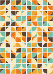 Abstract Geometric Pattern generative computational art illustration