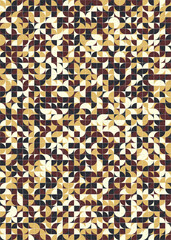 Abstract Geometric Pattern generative computational art illustration