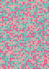 Abstract Geometric Pattern generative computational art illustration