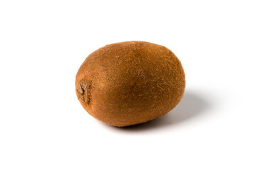 Fototapeta premium Close up of kiwi fruit and slice kiwi isolated on the white background