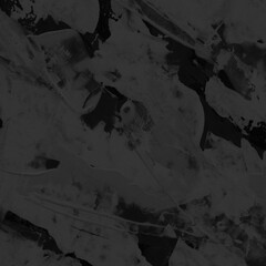 Modern contemporary acrylic background. Black texture made with a palette knife. Abstract painting on paper. Mess on the canvas.