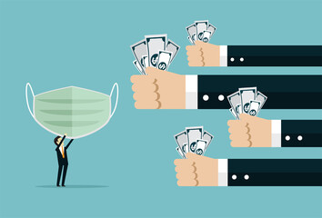 Scramble to buy a mask