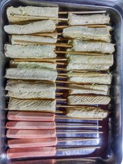 Tuesday 26 January, 2021 a cake on a tray in Kalijaga Village, Cirebon City, West Java Province, Indonesia